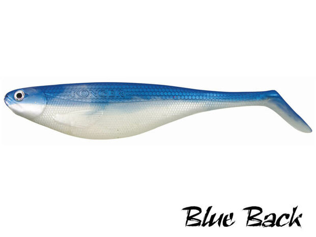 Flat Shad Softbait 9,5 cm. | Blue Back